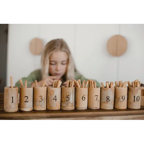 Bamboo Counting set - Modern Teaching Aids NZ