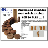 Natural Tree Maths Set with Ruler - Modern Teaching Aids NZ