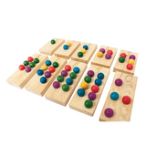 Wooden Maths Counting & Tens Frame Set - Modern Teaching Aids NZ