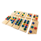 Wooden Maths Counting & Tens Frame Set - Modern Teaching Aids NZ