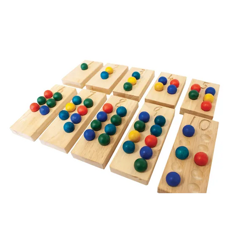 Wooden Maths Counting & Tens Frame Set - Modern Teaching Aids NZ