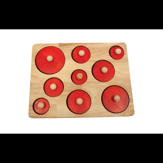 Montessori Circle Size Puzzle 9pce - Modern Teaching Aids NZ