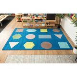 Learn Your Shapes Rug 3 x 2m - Modern Teaching Aids NZ