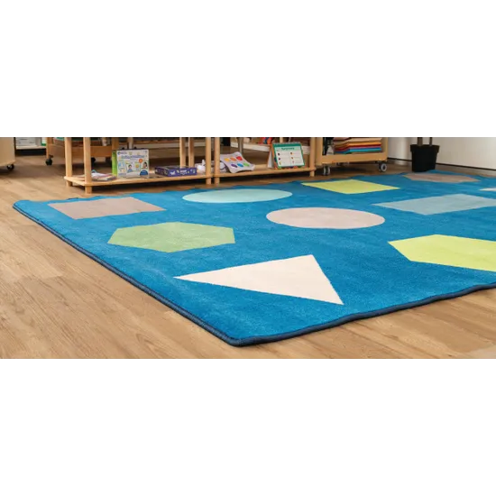 Learn Your Shapes Rug 3 x 2m - Modern Teaching Aids NZ