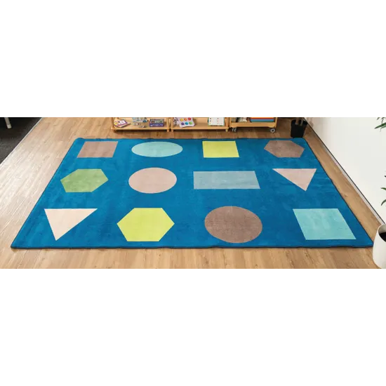 Learn Your Shapes Rug 3 x 2m - Modern Teaching Aids NZ