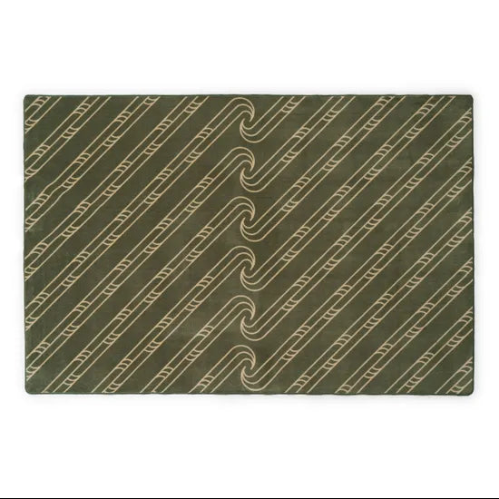 Māori Niho Taniwha Rectangle Rug - Modern Teaching Aids NZ