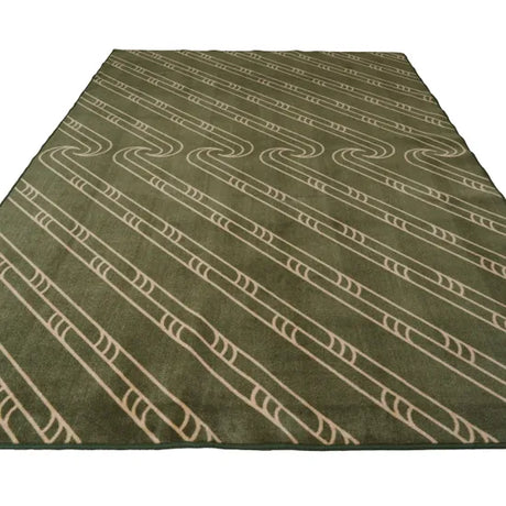 Māori Niho Taniwha Rectangle Rug - Modern Teaching Aids NZ