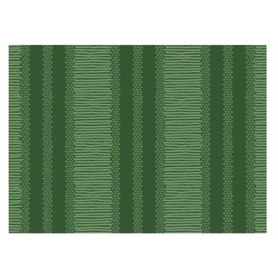 Green Striped Rug - 2.74 (L) x 2 (W) m