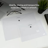 Document Envelopes A4 Button - Pack of 5 - Modern Teaching Aids NZ