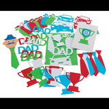 Father's Day Paper Shapes - Pack of 50 - Modern Teaching Aids NZ