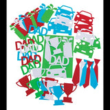 Father's Day Paper Shapes - Pack of 50 - Modern Teaching Aids NZ