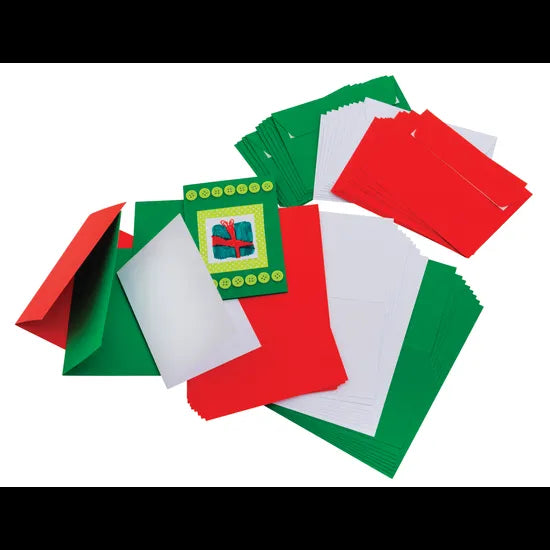 Christmas Cards & Envelopes - Pack of 30 - Modern Teaching Aids NZ