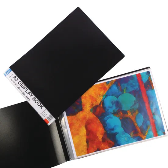 Display Book A3 Landscape 20 Pocket - Modern Teaching Aids NZ