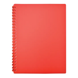 Display Book A4 Red 20 Pocket - Modern Teaching Aids NZ