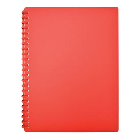 Display Book A4 Red 20 Pocket - Modern Teaching Aids NZ