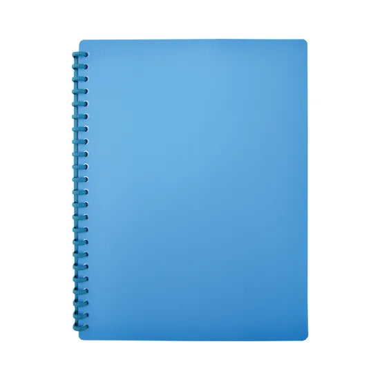Display Book A4 Blue 20 Pocket - Modern Teaching Aids NZ