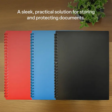 Display Book A4 Black 20 Pocket - Modern Teaching Aids NZ