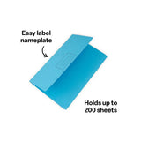 Document Wallet Foolscap Blue - Modern Teaching Aids NZ