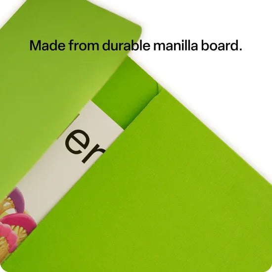 Document Wallet Foolscap Green - Modern Teaching Aids NZ