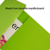 Document Wallet Foolscap Green - Modern Teaching Aids NZ