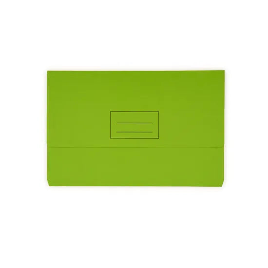 Document Wallet Foolscap Green - Modern Teaching Aids NZ