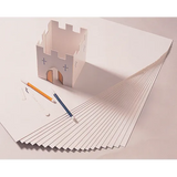 White Cardboard (510 x 640mm) 220gsm - Pack of 100 - Modern Teaching Aids NZ