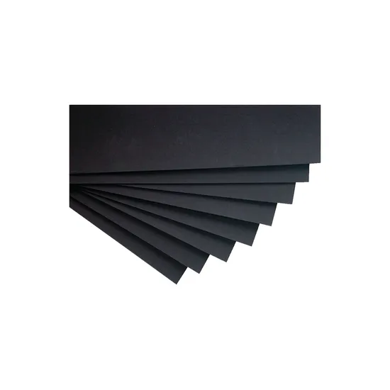 Black Cardboard (510 x 640mm) 220gsm - Pack of 50 - Modern Teaching Aids NZ