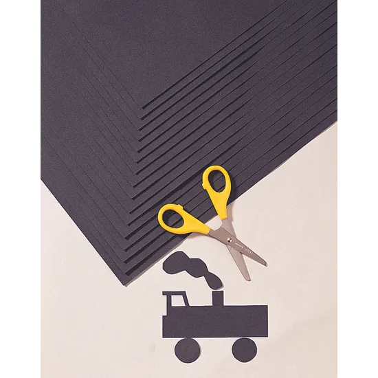 Black Cardboard (510 x 640mm) 220gsm - Pack of 50 - Modern Teaching Aids NZ