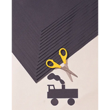 Black Cardboard (510 x 640mm) 220gsm - Pack of 50 - Modern Teaching Aids NZ