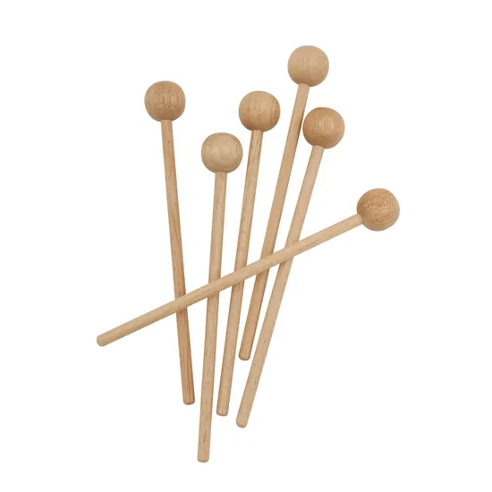 Wooden Mallets - Pack of 6 - Modern Teaching Aids NZ