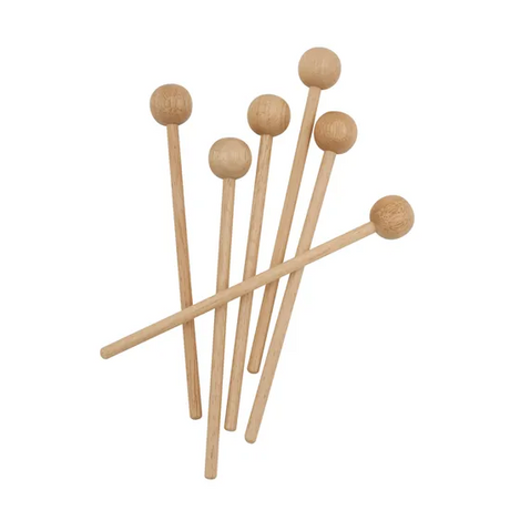 Wooden Mallets - Pack of 6 - Modern Teaching Aids NZ
