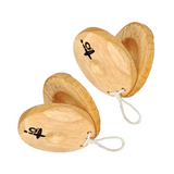 Castanet Natural Wooden Pair - 5.5cm Diameter - Modern Teaching Aids NZ