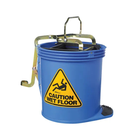 Contractor Mop Wringer Bucket Blue - 15 L - Modern Teaching Aids NZ