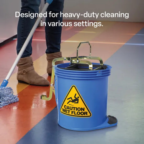 Contractor Mop Wringer Bucket Blue - 15 L
