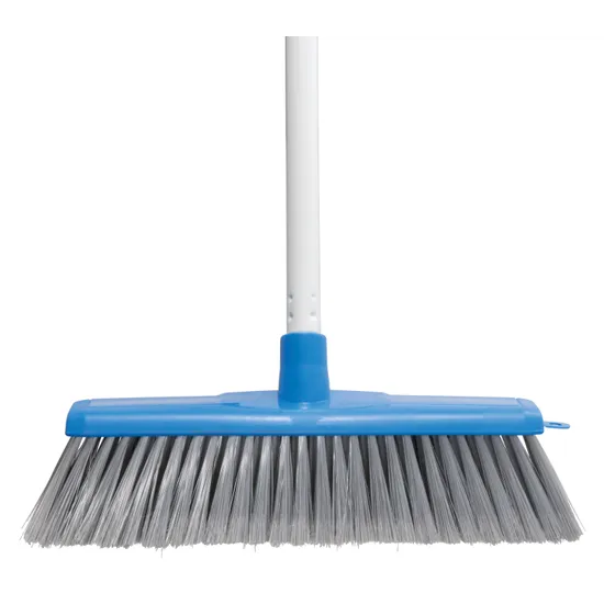 Classic Indoor Soft Broom with handle Blue - Modern Teaching Aids NZ