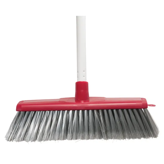 Classic Indoor Soft Broom with handle Red - Modern Teaching Aids NZ
