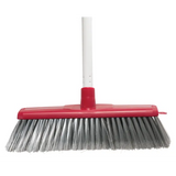 Classic Indoor Soft Broom with handle Red - Modern Teaching Aids NZ