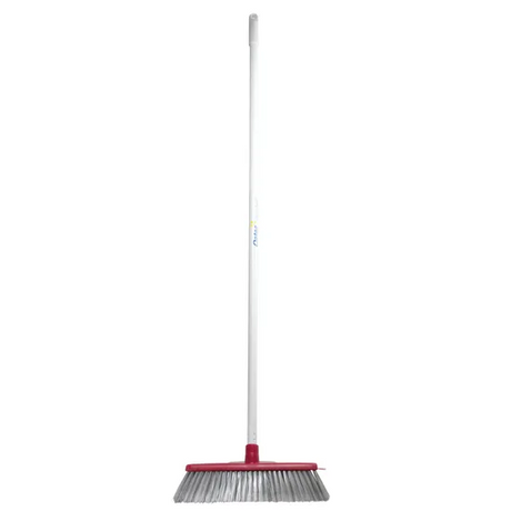 Classic Indoor Soft Broom with handle Red - Modern Teaching Aids NZ