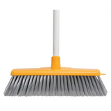 Classic Indoor Soft Broom with handle Yellow - Modern Teaching Aids NZ