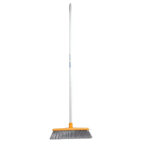 Classic Indoor Soft Broom with handle Yellow - Modern Teaching Aids NZ