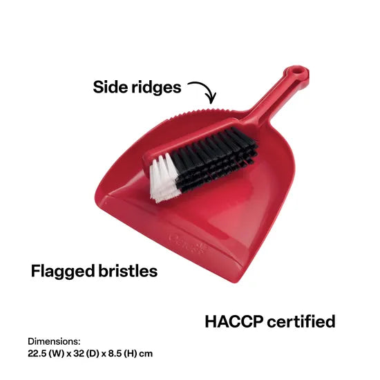 Dustpan and Brush Set Red - Modern Teaching Aids NZ