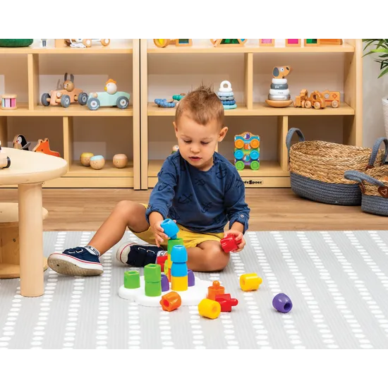 Geokid Daisy-Giant Pegs & Board 20 Pieces - Modern Teaching Aids NZ