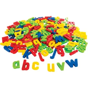 Magnetic Ridged Letters - Lower Case - 200 Pieces - Modern Teaching Aids NZ