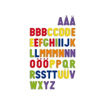 Magnetic Ridged Uppercase Letters Pack 48 - Modern Teaching Aids NZ