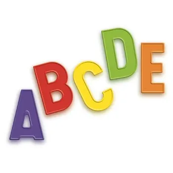 Magnetic Ridged Uppercase Letters Pack 48 - Modern Teaching Aids NZ