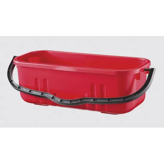 Flat Mop Cleaning Bucket Red - 18 L - Modern Teaching Aids NZ