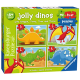 Rburg - Jolly Dinos My First Puzzle 2 3 4 5pc - Modern Teaching Aids NZ