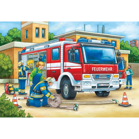 Ravensburger Police and Firefighters Puzzle Set of 2 - Modern Teaching Aids NZ