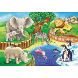 Rburg - Animals in the Zoo Puzzle 2x12p - Modern Teaching Aids NZ