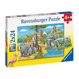 Rburg - Welcome to the Zoo Puzzle 2x24p - Modern Teaching Aids NZ